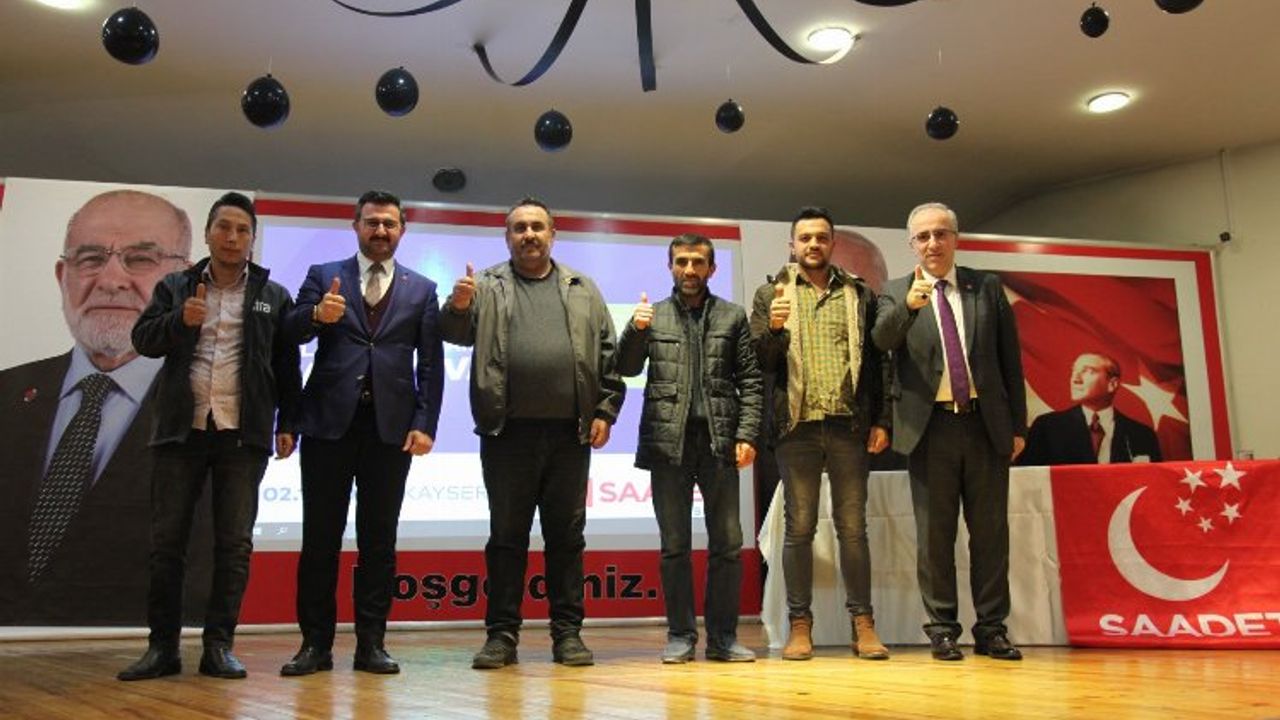 Saadet Partisi Kayseri'den 'seçim' mesajı