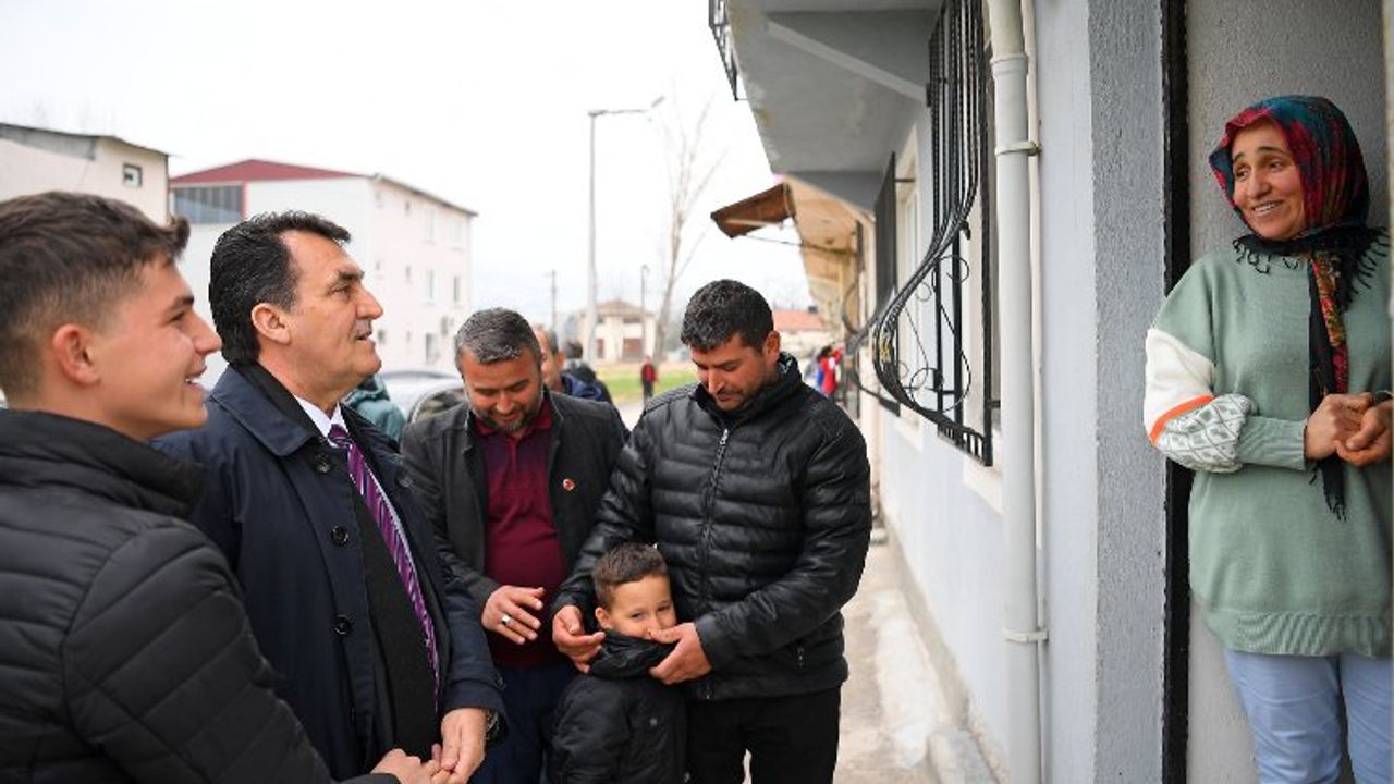 Başkan Dündar’dan depremzede ailelere ziyaret
