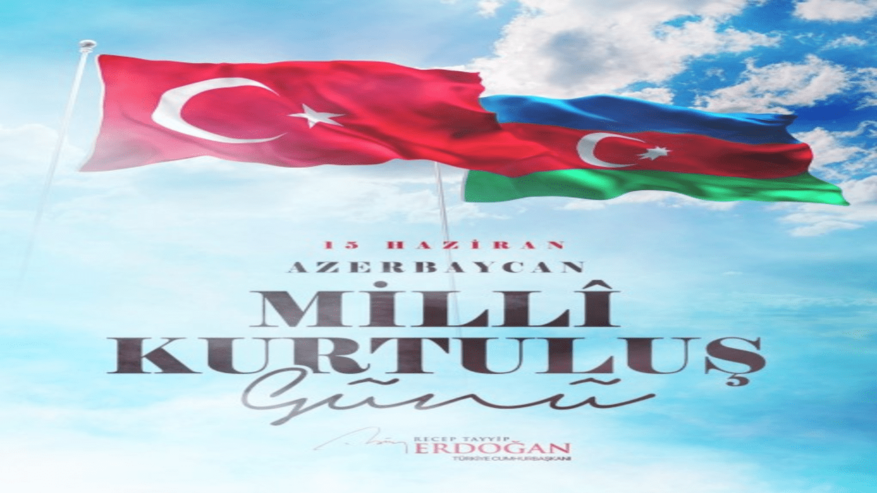 Cumhurbaşkanı Erdoğan, Azerbaycan’ın Millî Kurtuluş Günü‘nü kutladı