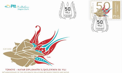 Türkiye-Katar Diplomatik İlişkilerinin 50. Yılı pullandı