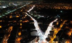 Manisa'da Horozköy Caddesi ışıl ışıl