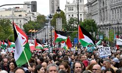 İspanya'da Filistin'e destek gösterisi 