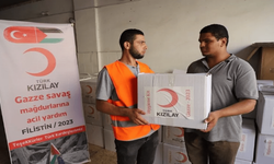 Türkiye yardımları Gazze'de