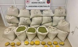Adana'da 617,5 kilogram esrar ele geçirildi
