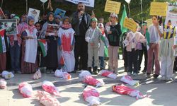 Adana'da çocuklar Gazze için yürüdü
