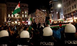 Avusturya'da Filistin'e destek yürüyüşü
