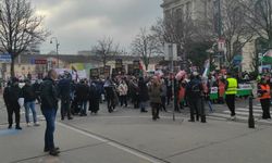 Avusturya'da siyonist rejimin Gazze saldırıları protesto edildi