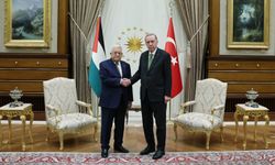 Cumhurbaşkanı Erdoğan, Mahmud Abbas'ı kabul etti