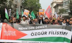 Almanya Başkonsolosluğu önünde Gazze protestosu