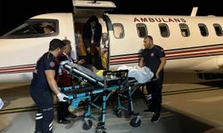 Ambulans uçak 8 yaşındaki hasta için havalandı