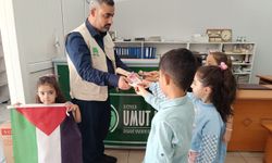 Çocuklar bayram harçlıklarını Gazze'ye bağışladı