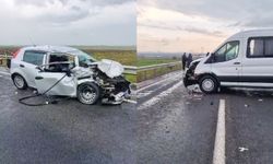 Diyarbakır'da iki araç kafa kafaya çarpıştı: 3 ölü, 5 yaralı