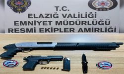 Elazığ'da ruhsatsız silah operasyonu  