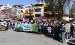 Gaziantep'te "Dünya Kudüs Günü" münasebetiyle basın açıklaması