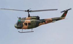 Yağ kaçağı olan askeri helikopter zorunlu iniş yaptı
