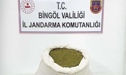 Bingöl’de 3 kilogram toz esrar ele geçirildi