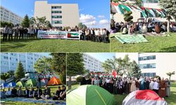 GİBTÜ öğrencileri soykırıma karşı "çadır nöbeti" eylemi başlattı