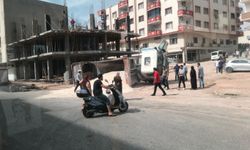 Mardin’de kamyon devrildi: Bir yaralı 