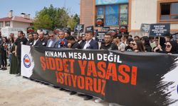 Şırnak’ta eğitimciler, İstanbul'da katledilen öğretmen için basın açıklaması düzenledi