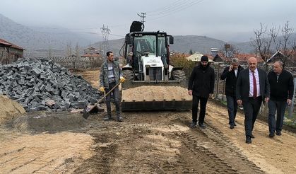 Malatya Doğanşehir Sürgü'de üst yapı çalışmaları