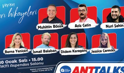 Antalya'da “ANTTALKS” başlıyor
