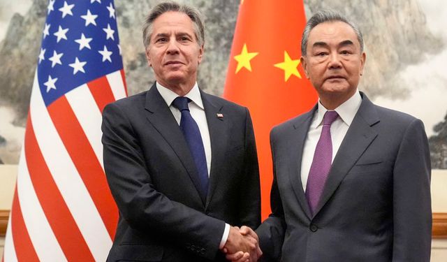 Çin Dışişleri Bakanı Wang Yi ile ABD Dışişleri Bakanı Blinken Pekin'de görüştü