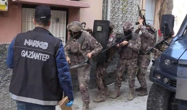 Gaziantep'te bir aylık "Çember Operasyonu" bilançosu