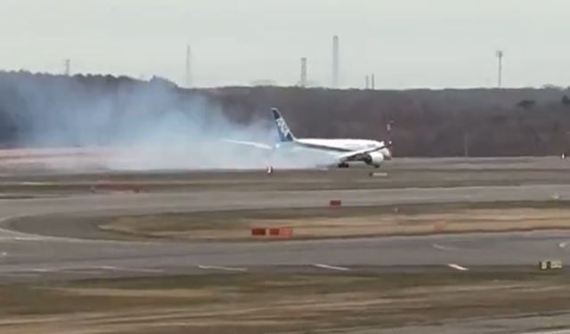 Japonya'da yolcu uçağı acil iniş yaptı
