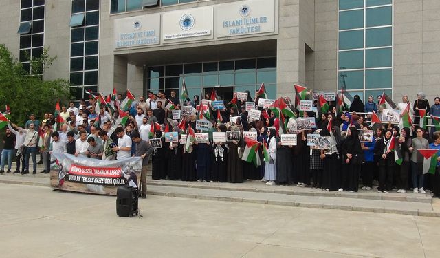 Öğrenci ve akademisyenlerden ABD'deki öğrencilerin Gazze eylemlerine destek