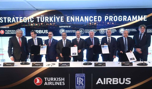 THY -Airbus- Rolls-Royce arasında işbirliği