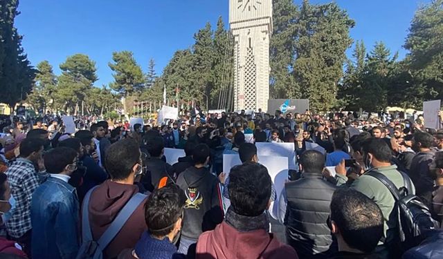 Ürdün'deki üniversite öğrencilerinden Gazze için eylem çağrısı