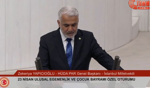 Yapıcıoğlu: Bu Meclis milletin Meclisi'dir, reşittir, hiçbir vesayeti kabul etmemelidir