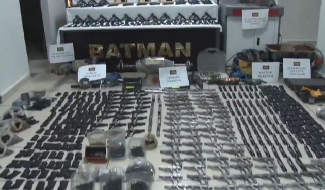 Batman'da silah imalatına operasyon: 4 gözaltı