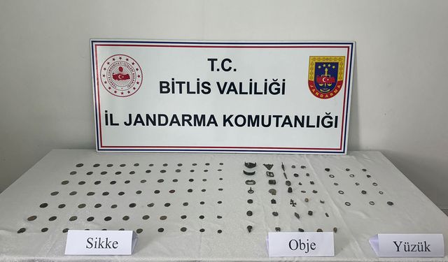 Bitlis'te tarihi eser operasyonu