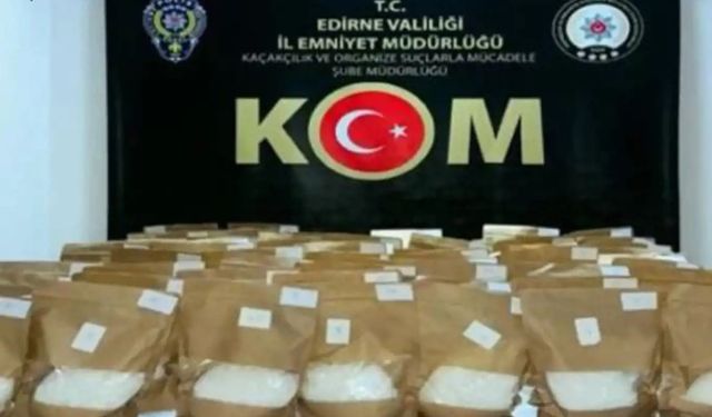 Edirne'de 2 kilo 228 gram uyuşturucu madde ele geçirildi