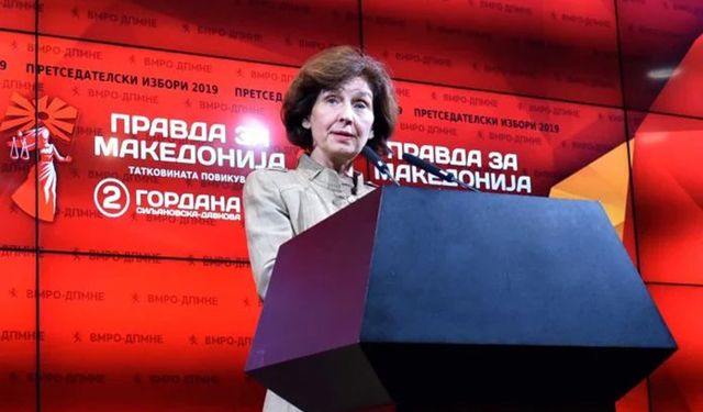 Kuzey Makedonya’nın yeni Cumhurbaşkanı Siljanovska Davkova oldu