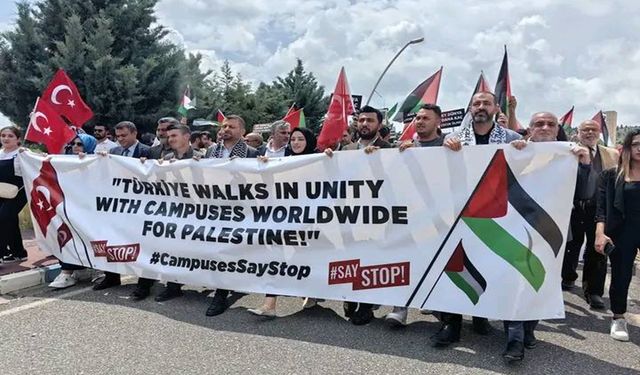 MAÜ öğrencilerinden ABD üniversitelerindeki Filistin eylemlerine destek