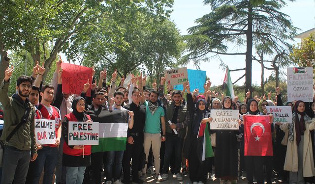 SBÜ öğrencilerinden Gazze’ye destek açıklaması