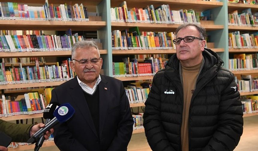 Kayseri'ye 10'uncu kütüphane yolda