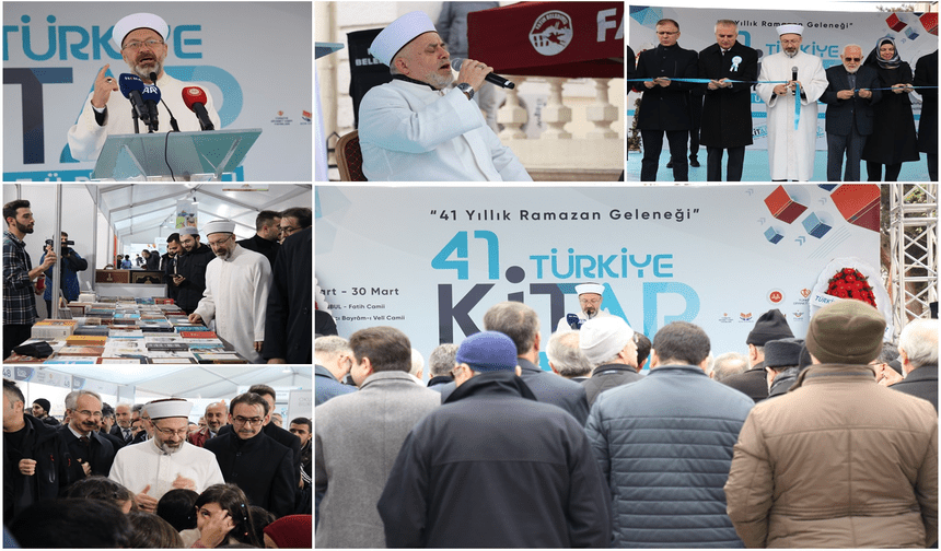 41'inci Türkiye Kitap ve Kültür Fuarı İstanbul'da açıldı