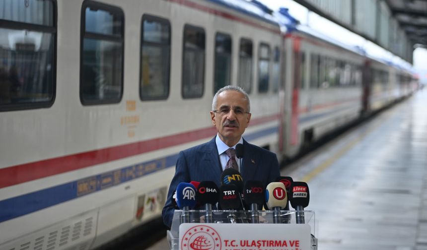 Bakan Uraloğlu: Ankara-Tatvan Treni 24 Haziran'da yola çıkıyor