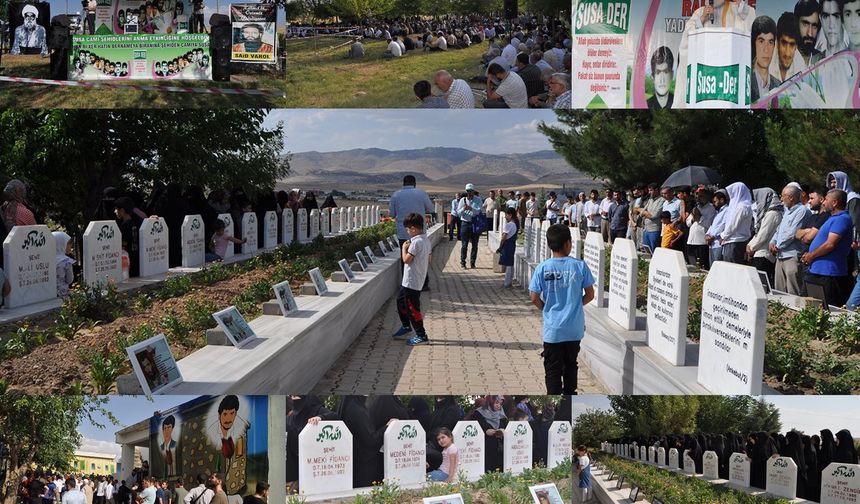 PKK'nin camide katlettiği 10 Kürt Müslüman için anma programı düzenlendi