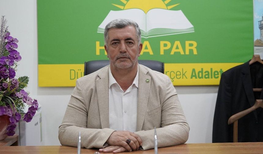 HÜDA PAR Diyarbakır İl Başkanı Gülsever'den CHP ve DEM'e tepki